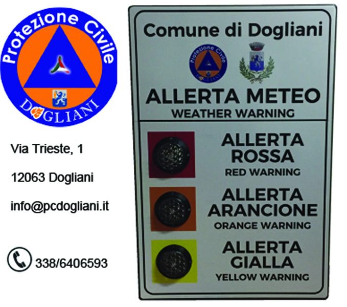 Dogliani, inaugurazione ambulanza e semaforo allerta meteo